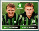 Panini Sticker Patterson / Barlow Plymouth Argyle No.495