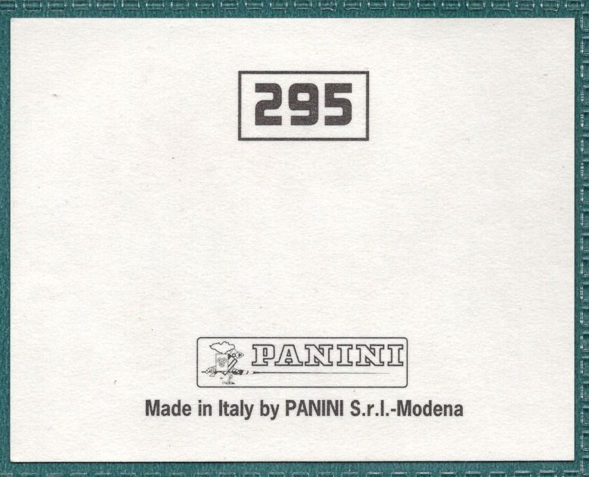 Panini Sticker Swindon Town Kits No.295