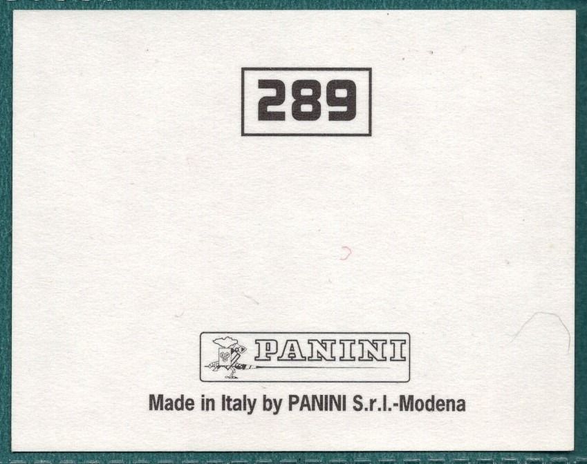 Panini Sticker Swindon Town Team Photo No.289