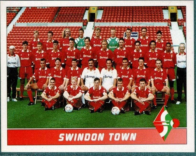 Panini Sticker Swindon Town Team Photo No.289