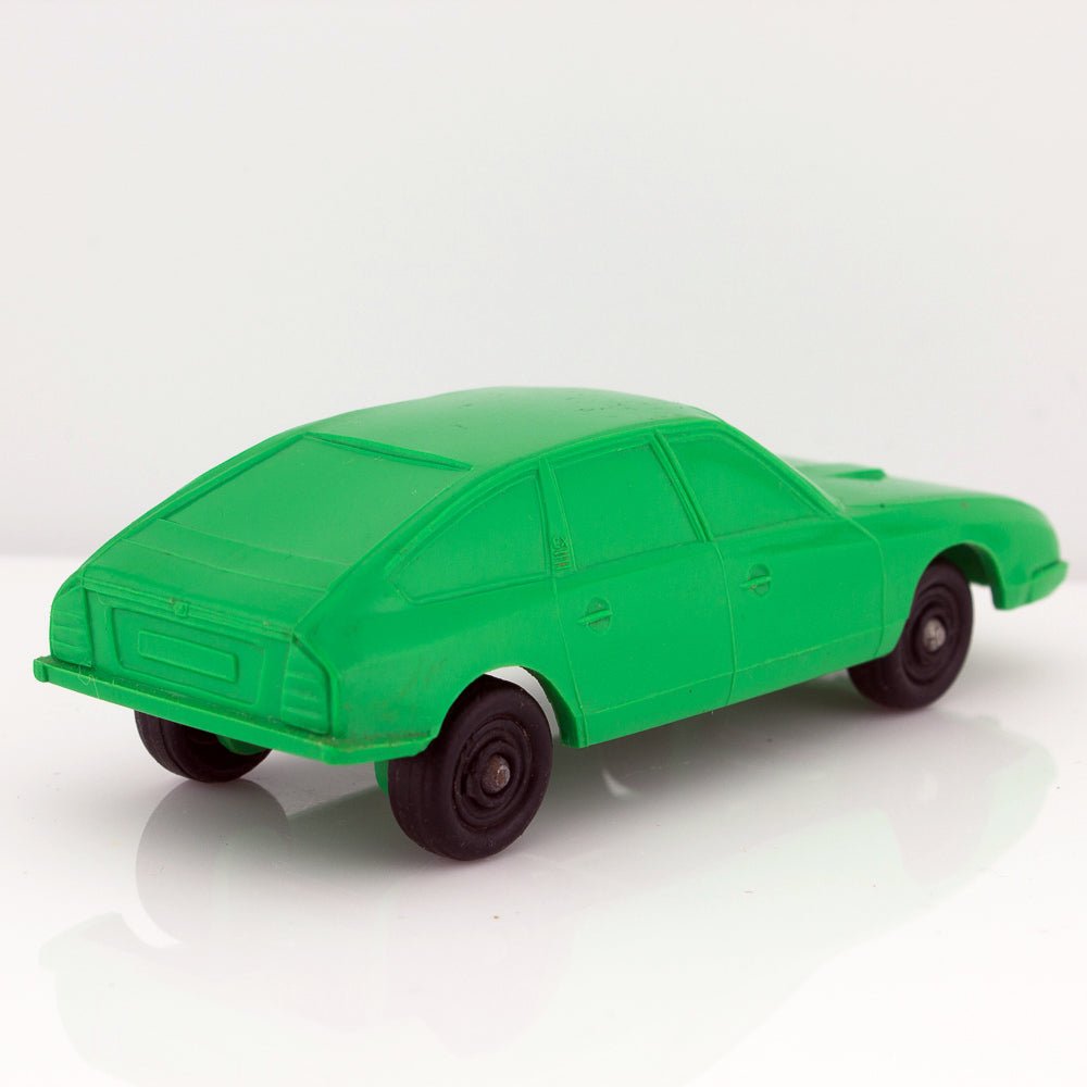 Plasto No 1907 Citroen CX Vintage Green Vinyl Plastic Model Made in Finland