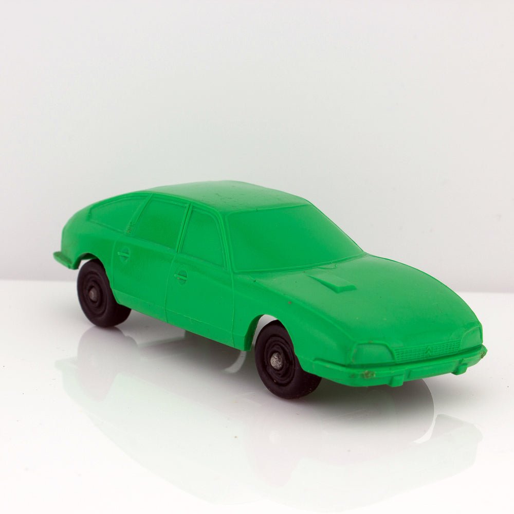 Plasto No 1907 Citroen CX Vintage Green Vinyl Plastic Model Made in Finland