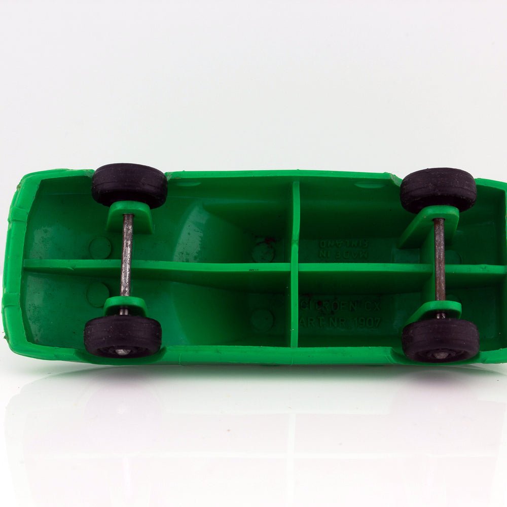Plasto No 1907 Citroen CX Vintage Green Vinyl Plastic Model Made in Finland
