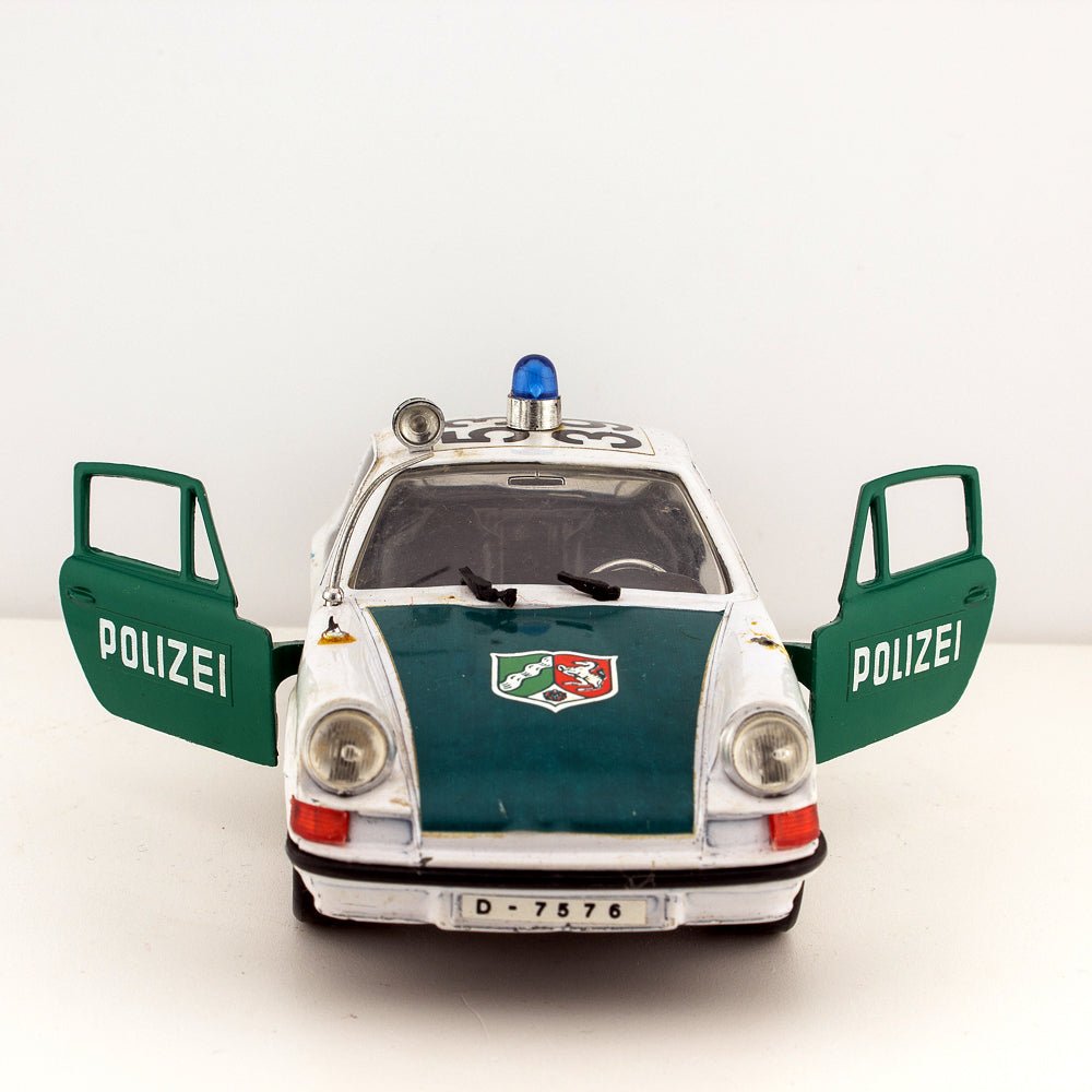 Polistil S22 Porsche 911 Carrera Polizei Police Car, 1:25 Scale, Good Condition