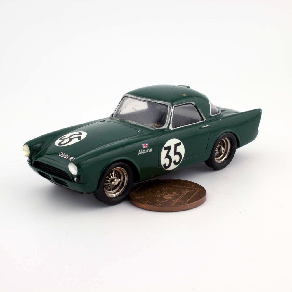 Provence Moulage K380 1/43 Scale Sunbeam Alpine 1961 Le Mans Excellent Resin Model