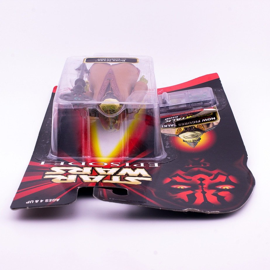 Star Wars Episode 1 Boss Nass Action Figure & Comm Talk Chip Unopened