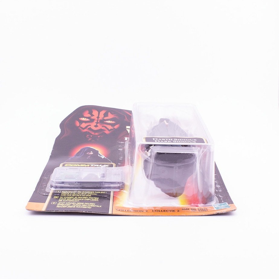 Star Wars Episode 1 Darth Sidious Action Figure & Comm Talk Chip Unopened