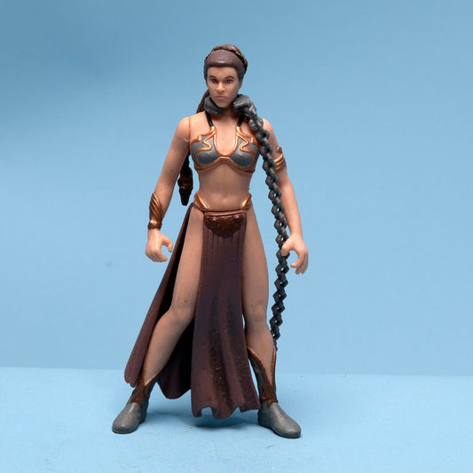 Star Wars POTF2 PRINCESS LEIA Jabbas Prisoner Kenner Action Figure Excellent Action Figure Picture 1