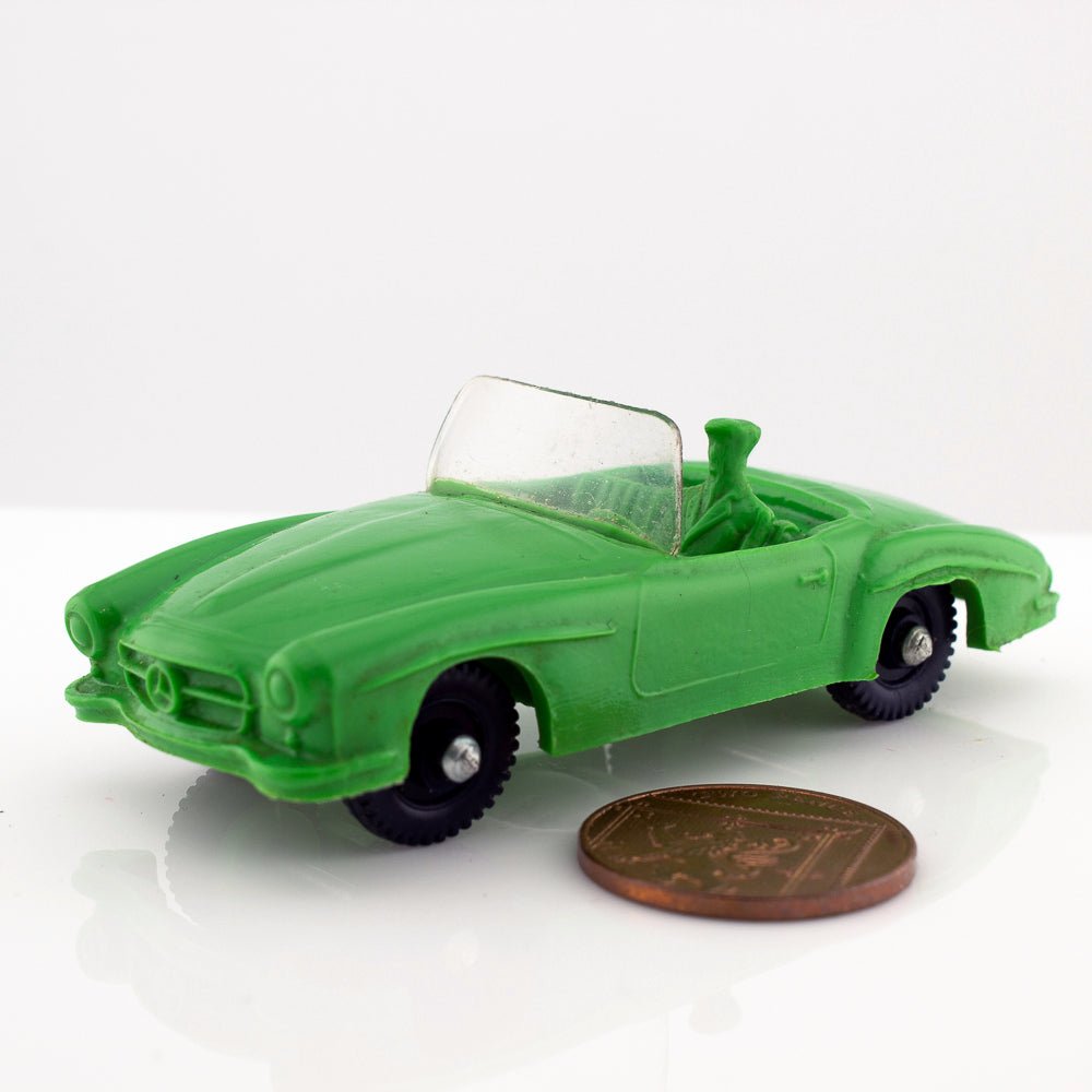 Tomte Laerdal Norway, 11 Mercedes - Benz 190 SL 1962 Vintage Green Vinyl Model