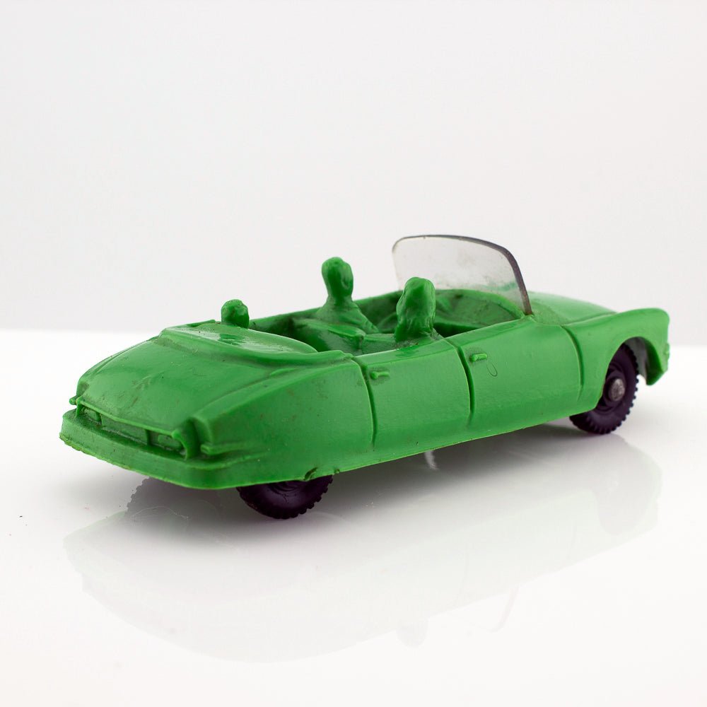 Tomte Laerdal Norway 21 Citroen DS 1966 Vintage Green Vinyl Plastic Model