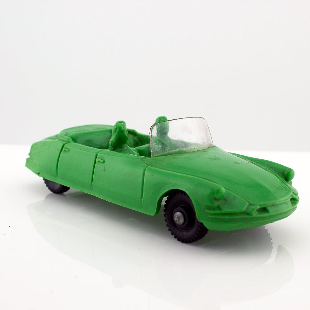 Tomte Laerdal Norway 21 Citroen DS 1966 Vintage Green Vinyl Plastic Model