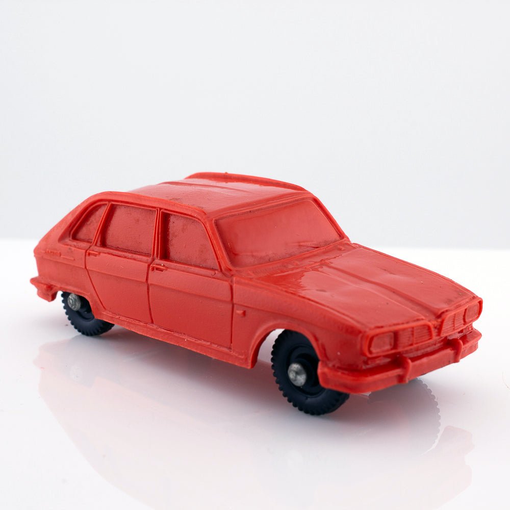 Tomte Laerdal Norway, 25 Renault 16 1972 Vintage Red Vinyl Plastic Model