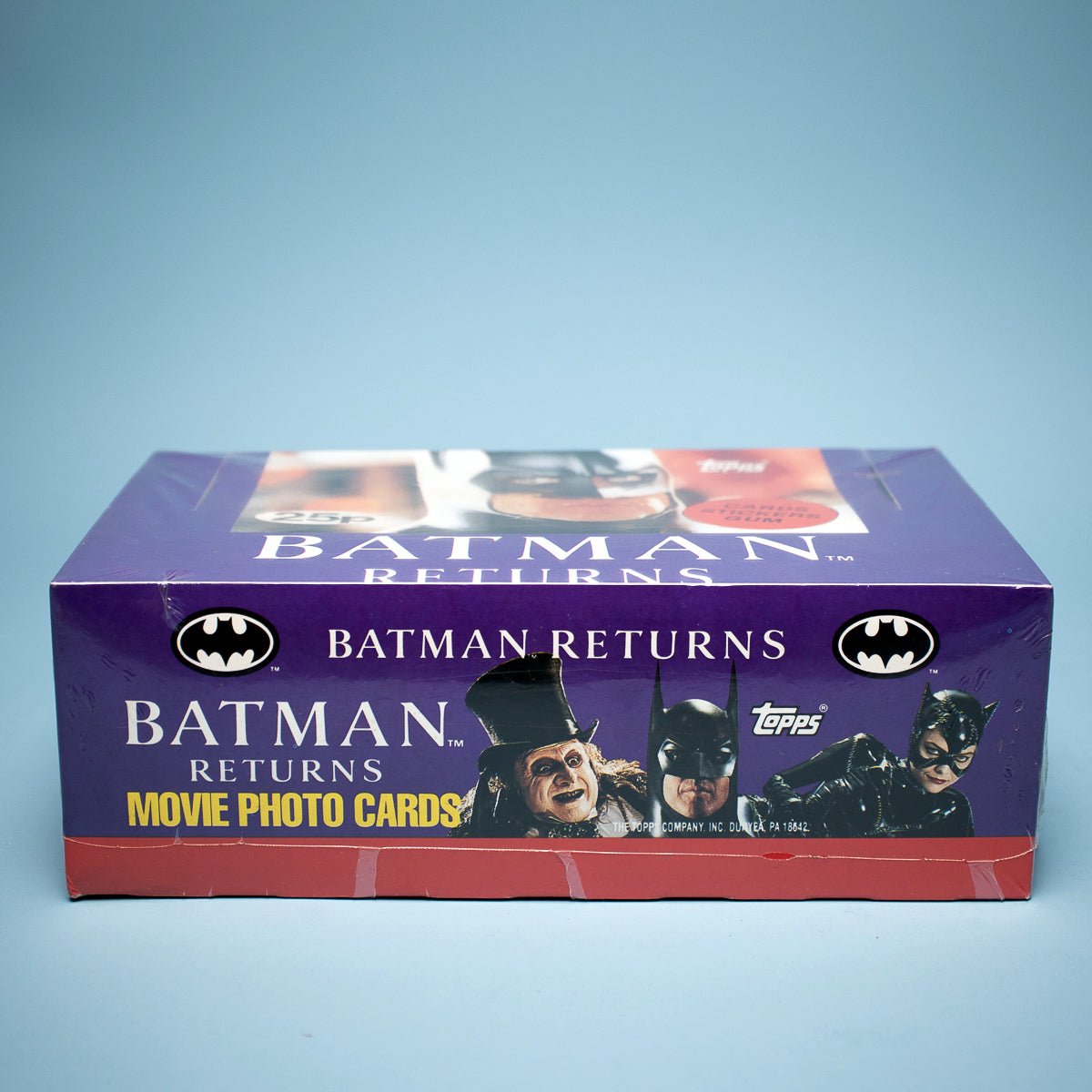Topps BATMAN RETURNS Movie Photo Cards 1992 Vintage Sealed Counter Top Box - DT Collectable Toys