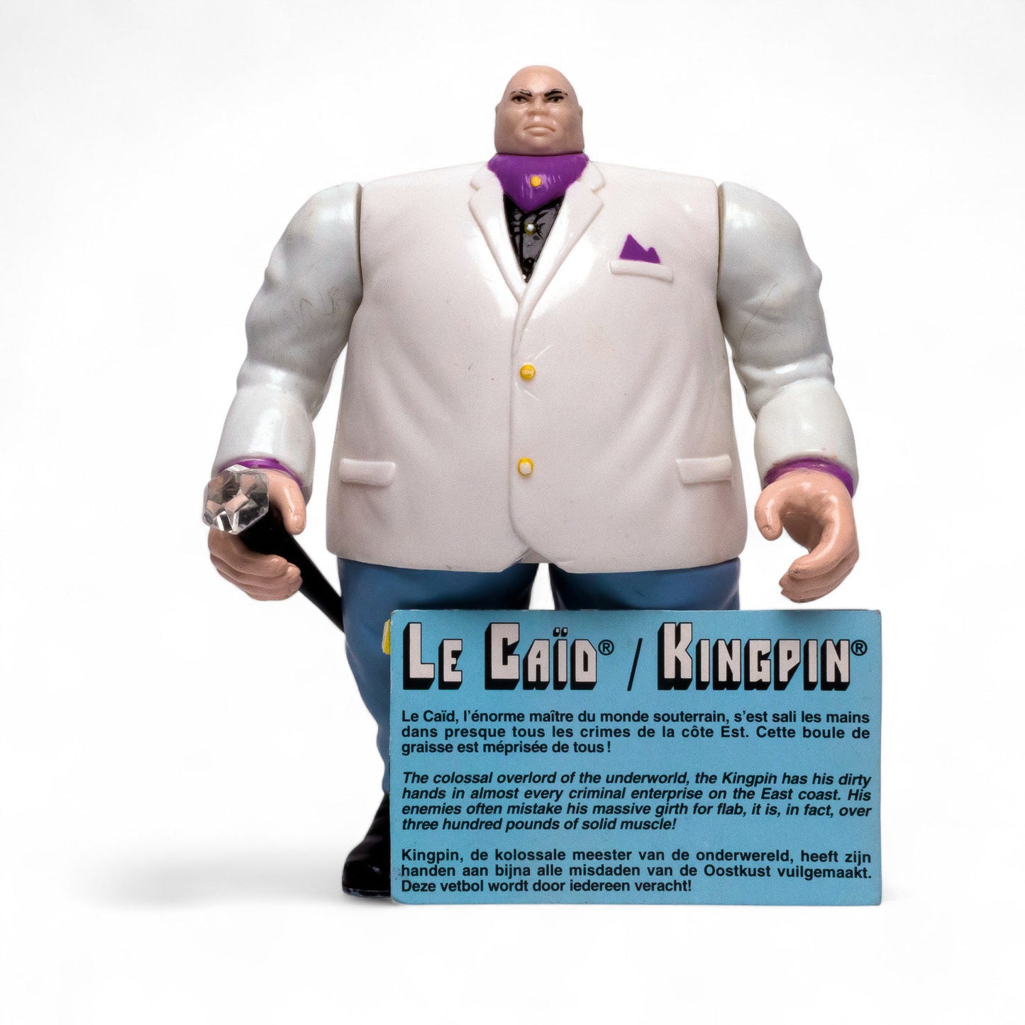 Toy Biz 1994 Marvel KINGPIN Spider - Man Animated Series Action Figure Pre - Owned Picture 1