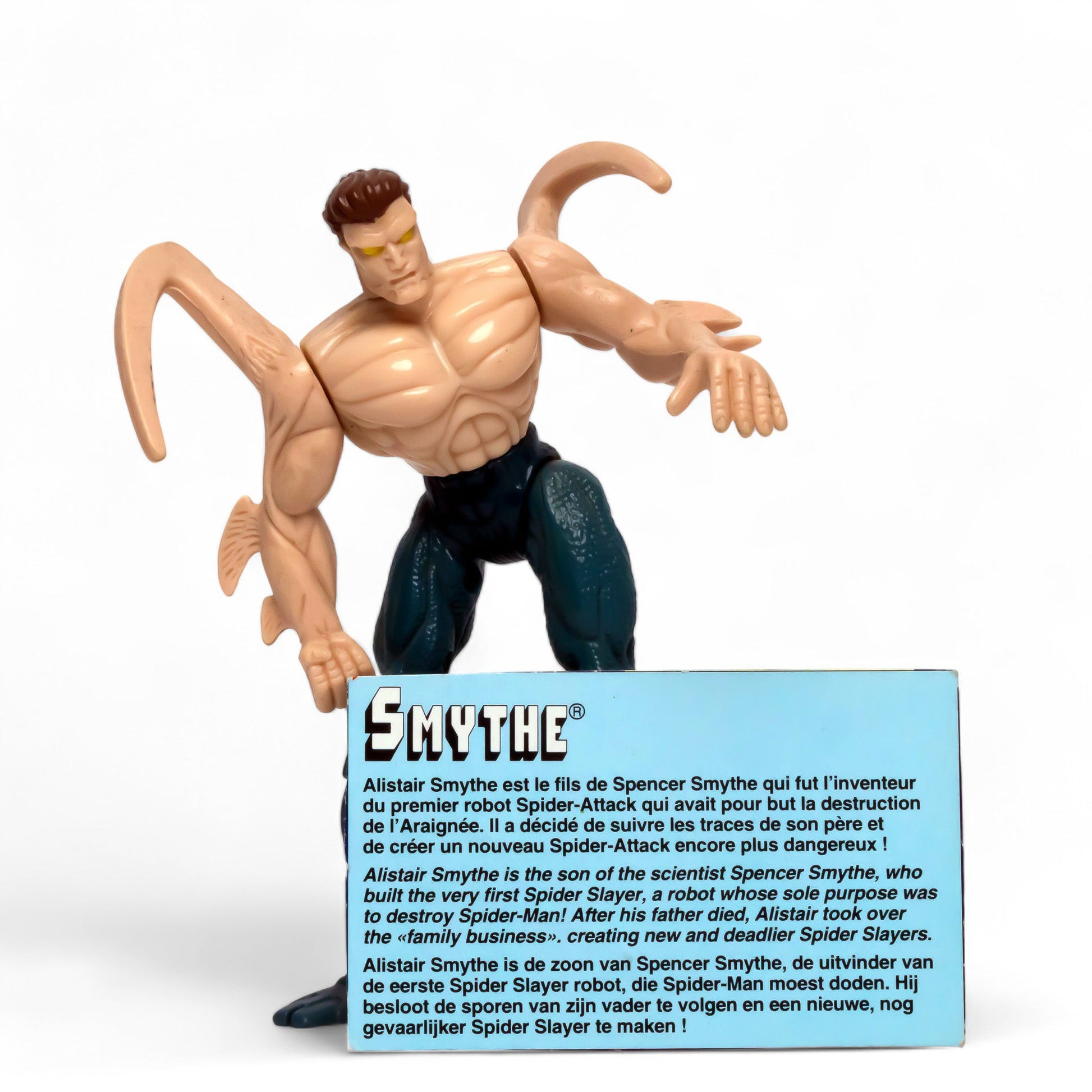 Toy Biz 1994 Marvel SMYTHE Spider - Man Animated Series Action Figure Pre - Owned Picture 1