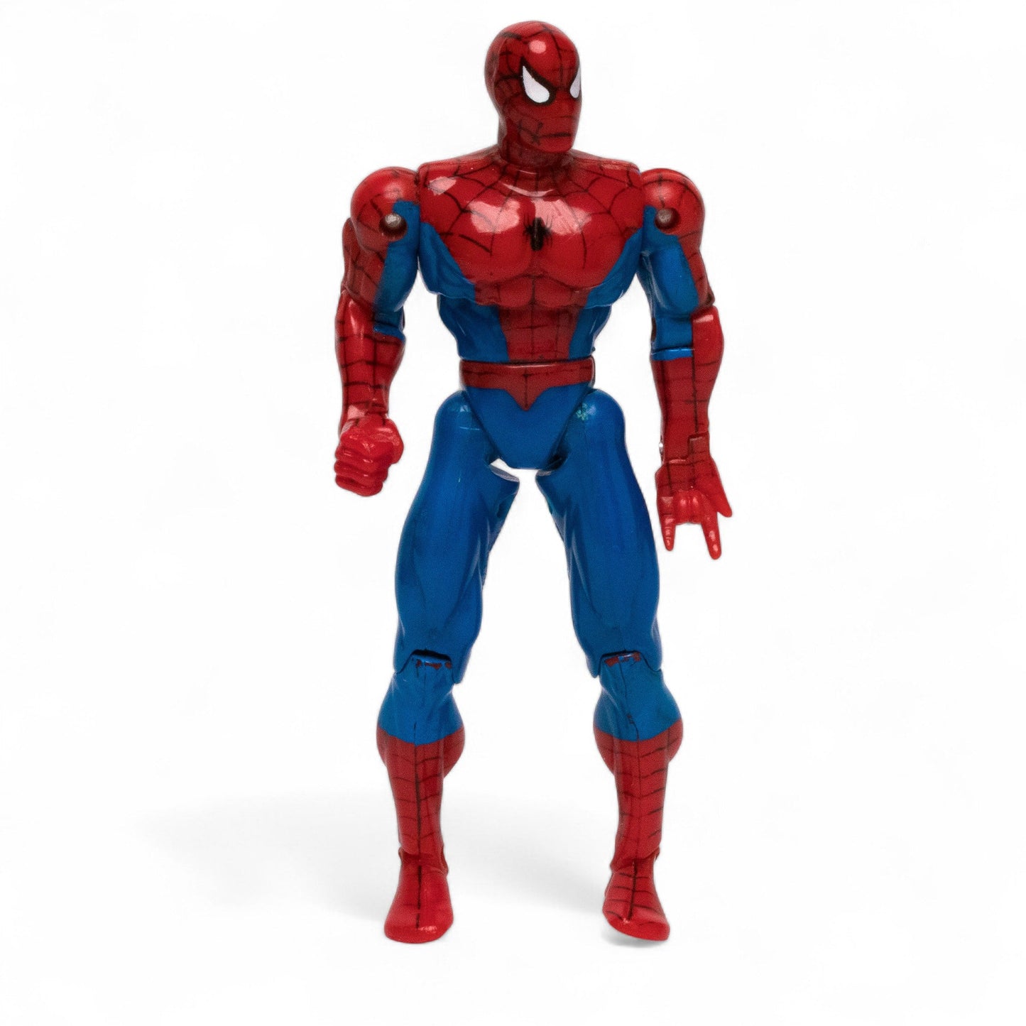 Toy Biz 1994 Marvel SUPER POSEABLE Spider - Man Animated Series Action Figure Pre - Owned Picture 2