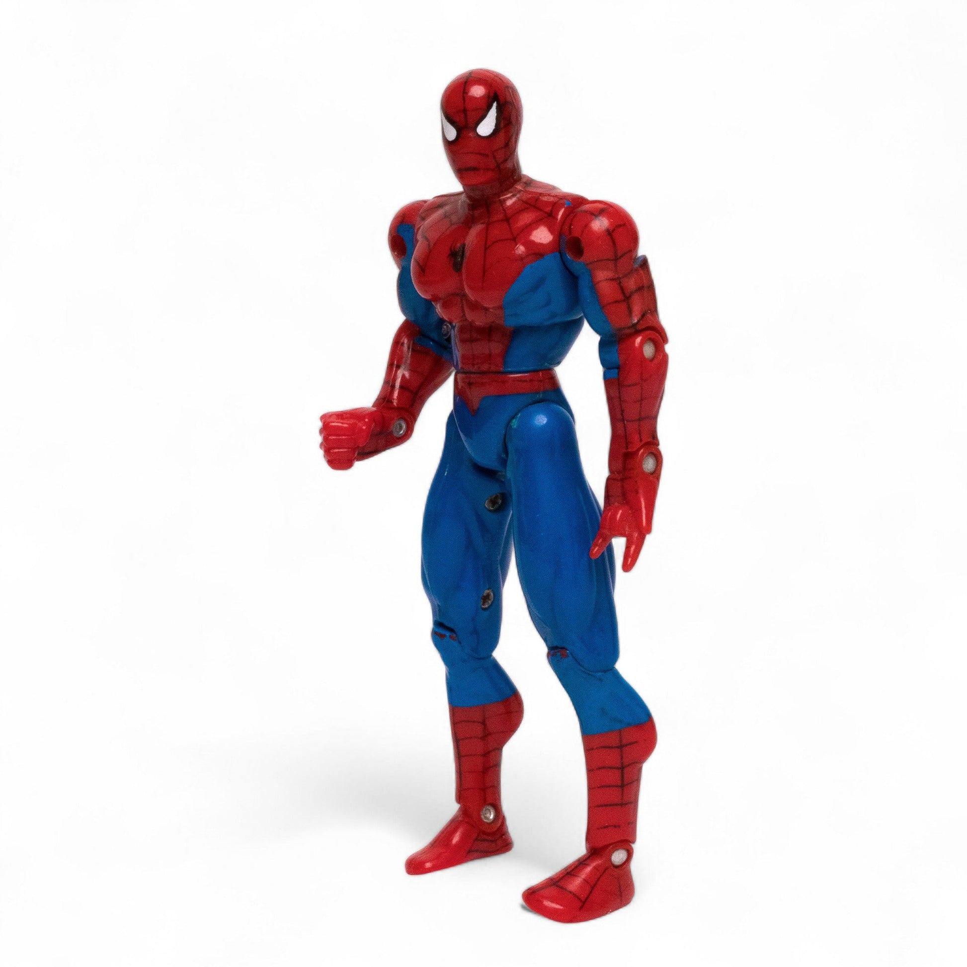 Toy Biz 1994 Marvel SUPER POSEABLE Spider - Man Animated Series Action Figure Pre - Owned Picture 3