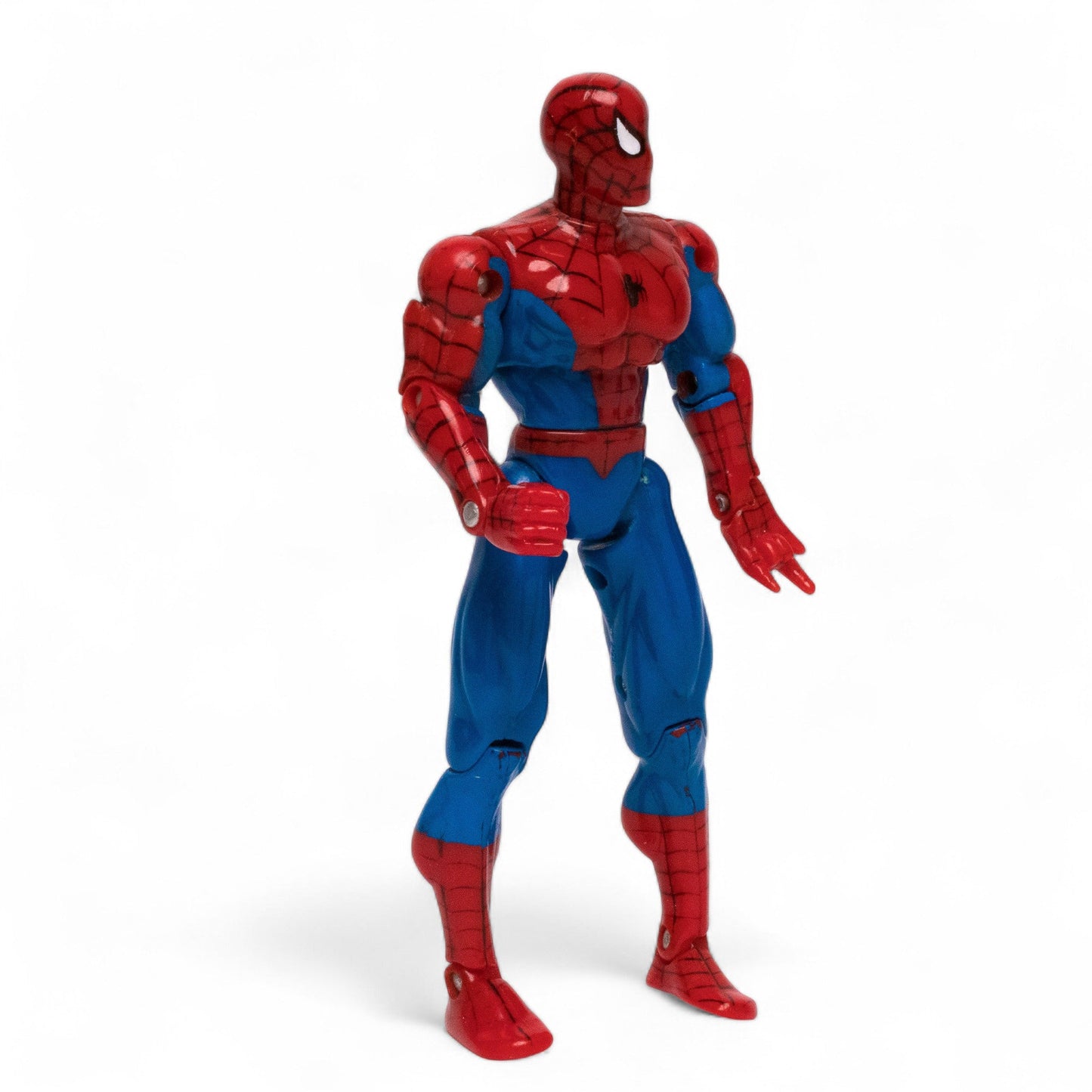 Toy Biz 1994 Marvel SUPER POSEABLE Spider - Man Animated Series Action Figure Pre - Owned Picture 6