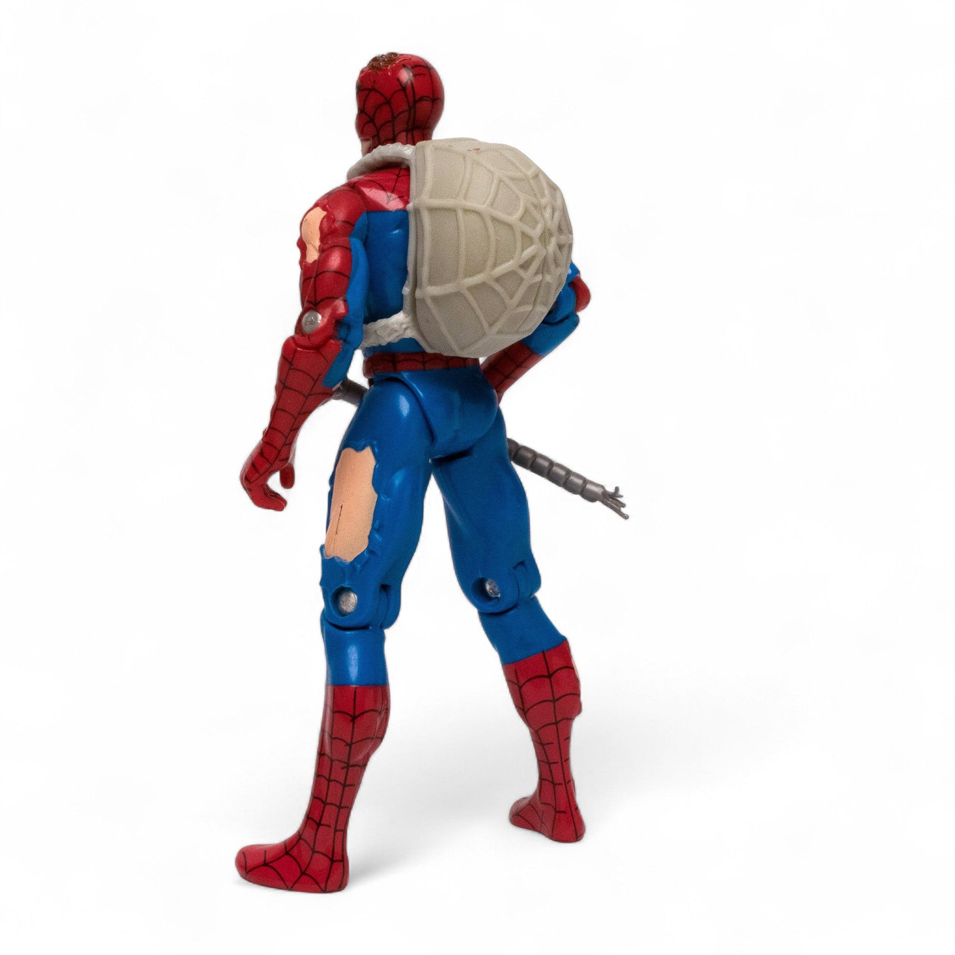 Toy Biz 1995 Marvel BATTLE RAVAGED Spider - Man Animated Series Action Figure Pre - Owned Picture 4