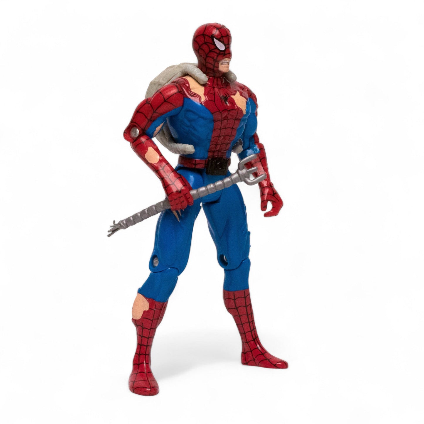 Toy Biz 1995 Marvel BATTLE RAVAGED Spider - Man Animated Series Action Figure Pre - Owned Picture 6