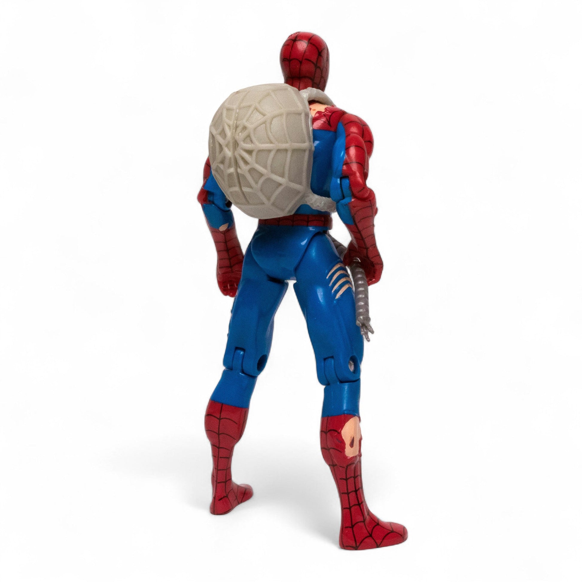Toy Biz 1995 Marvel BATTLE RAVAGED Spider - Man Animated Series Action Figure Pre - Owned Picture 5