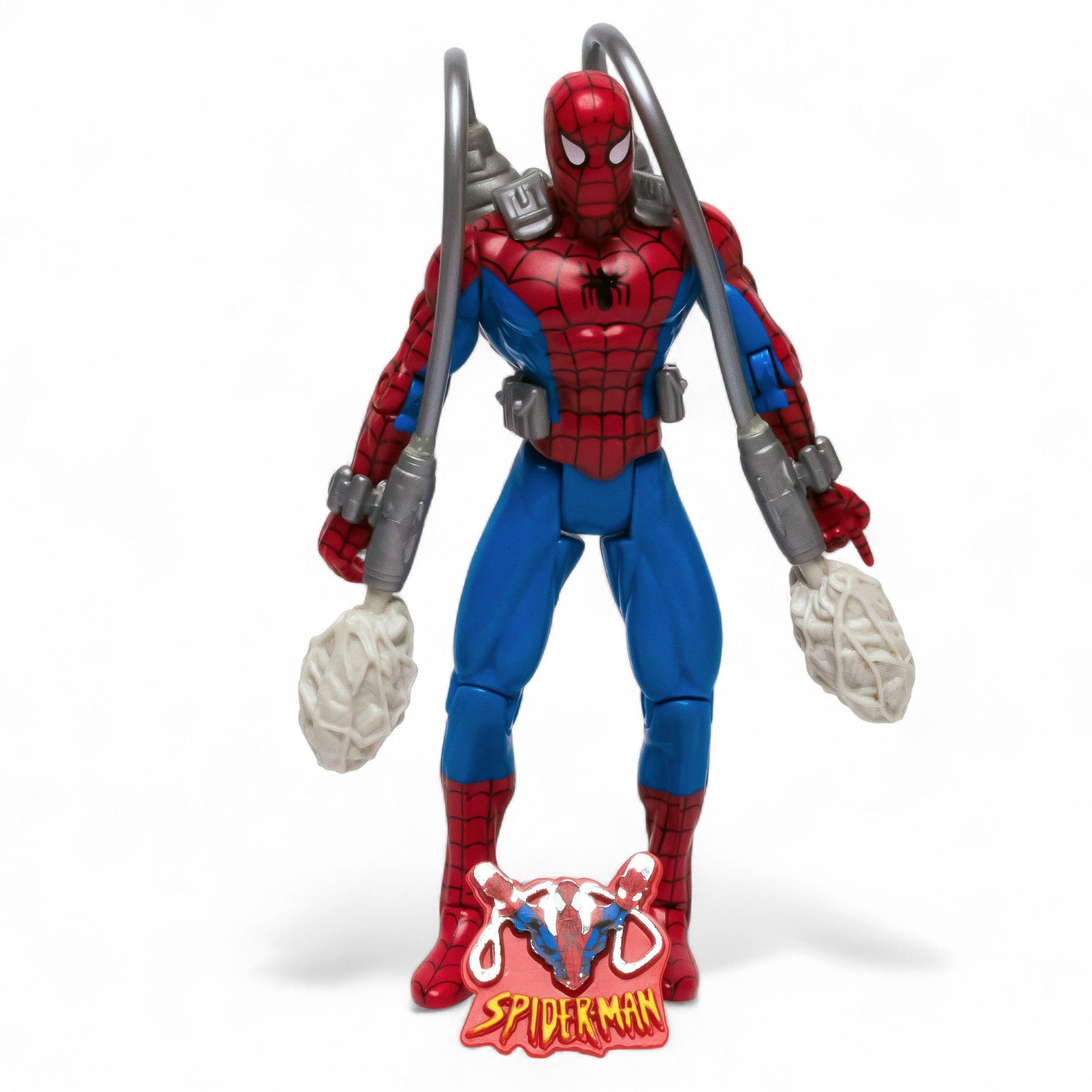 Toy Biz 1995 Marvel WEB CANON Spider - Man Animated Series Action Figure Pre - Owned Picture 1