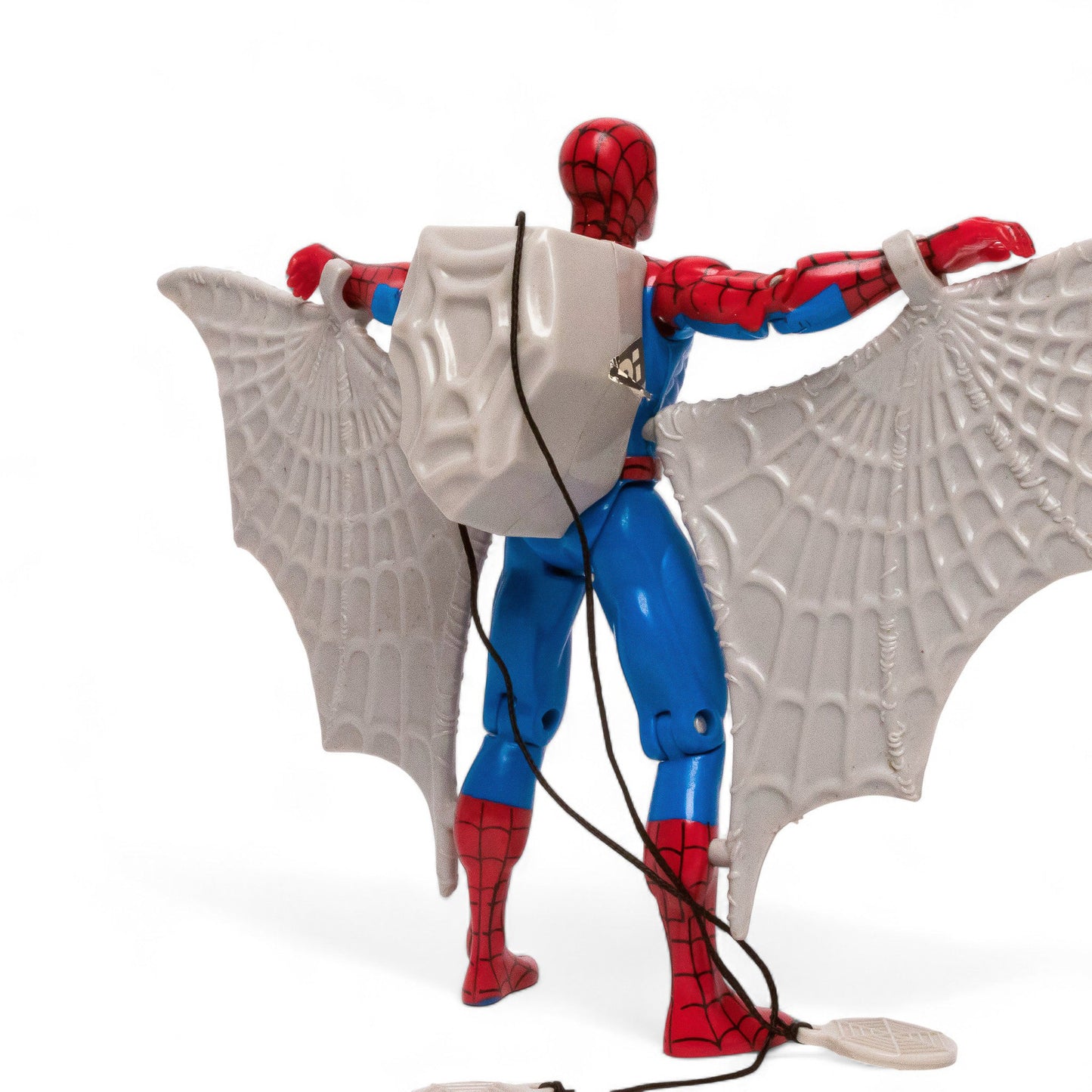 Toy Biz 1995 Marvel WEB GLIDER Spider - Man Animated Series Action Figure Pre - Owned Picture 5
