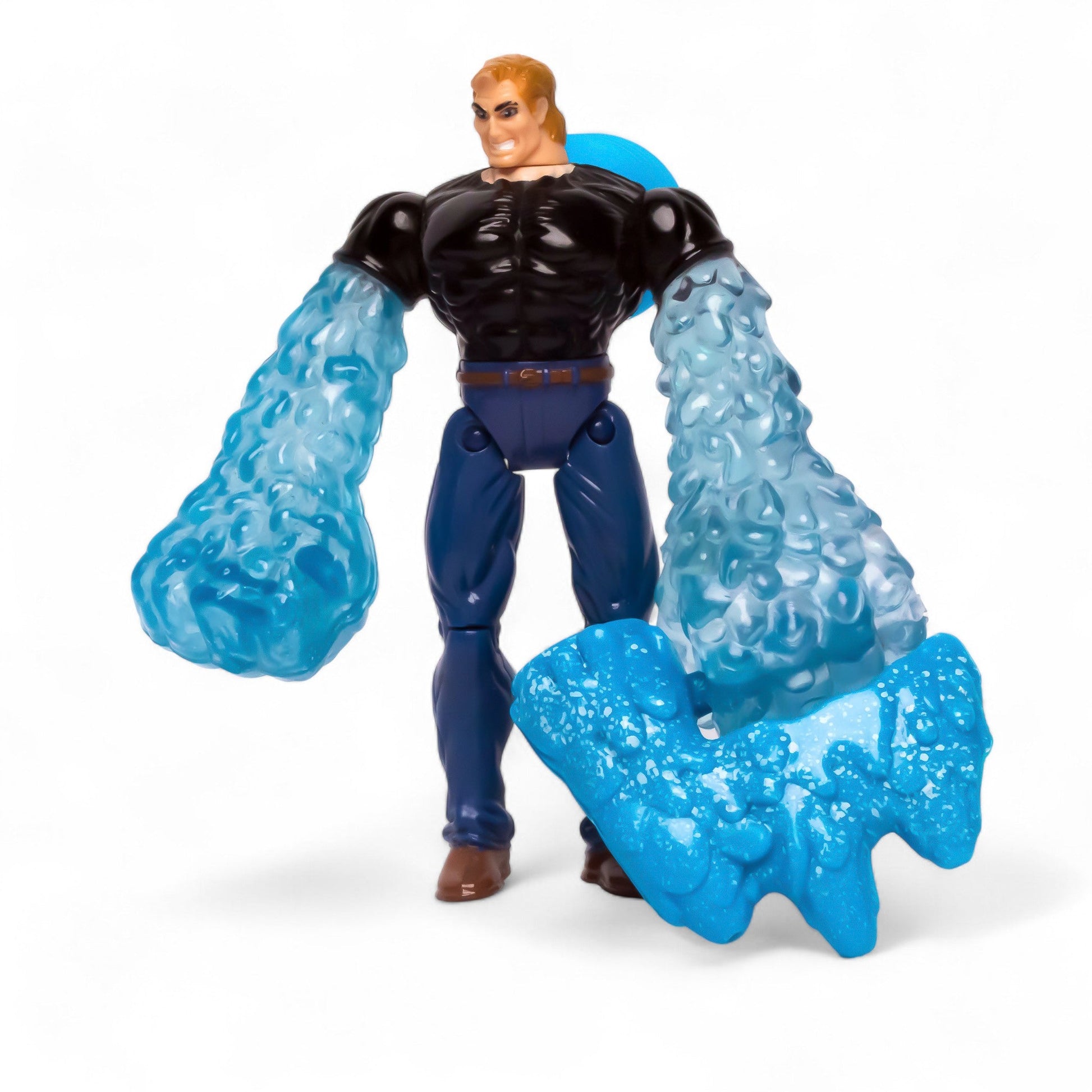 Toy Biz 1996 Marvel HYDRO - MAN Spider - Wars Vintage Figure & Pin Pre - Owned Picture 2