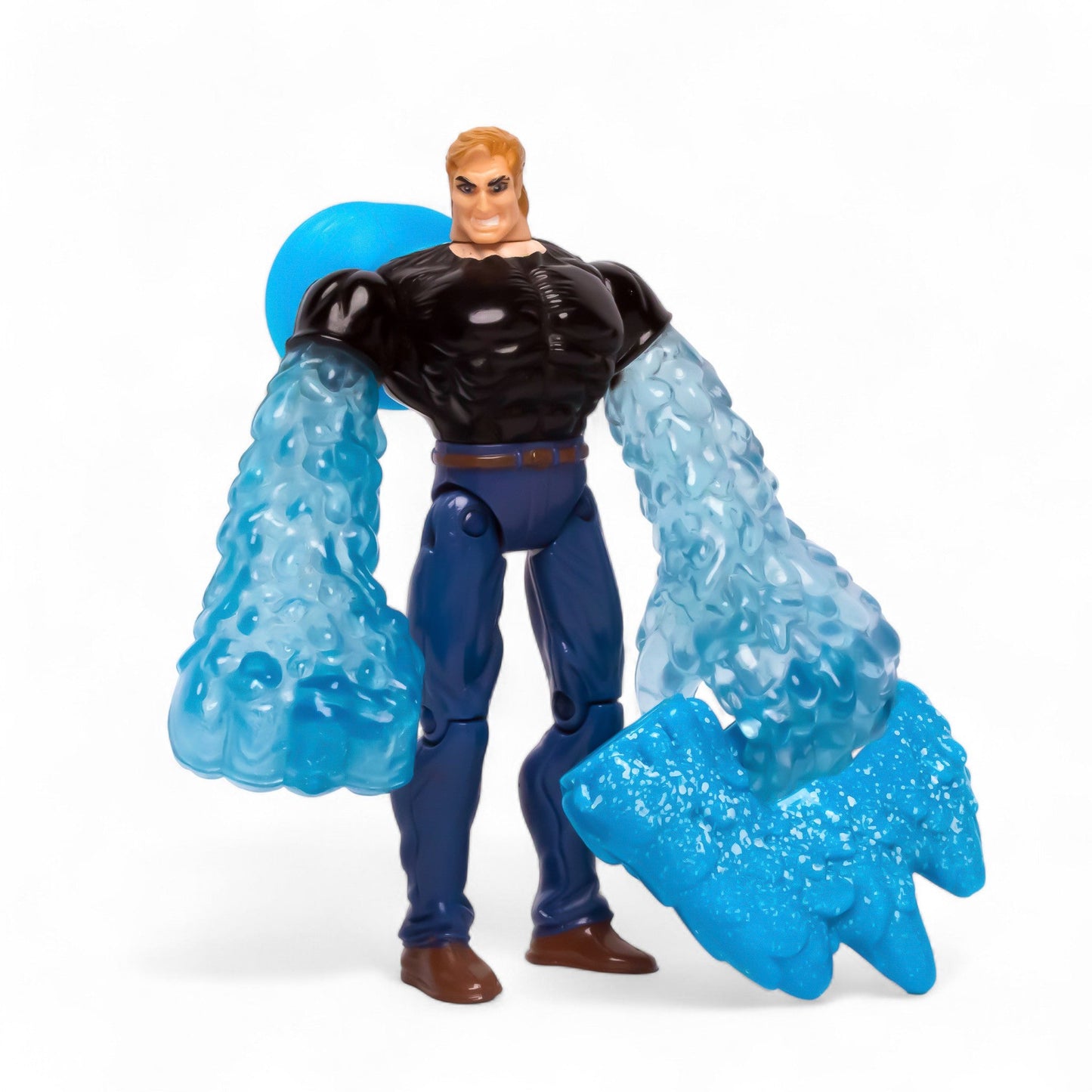 Toy Biz 1996 Marvel HYDRO - MAN Spider - Wars Vintage Figure & Pin Pre - Owned Picture 6