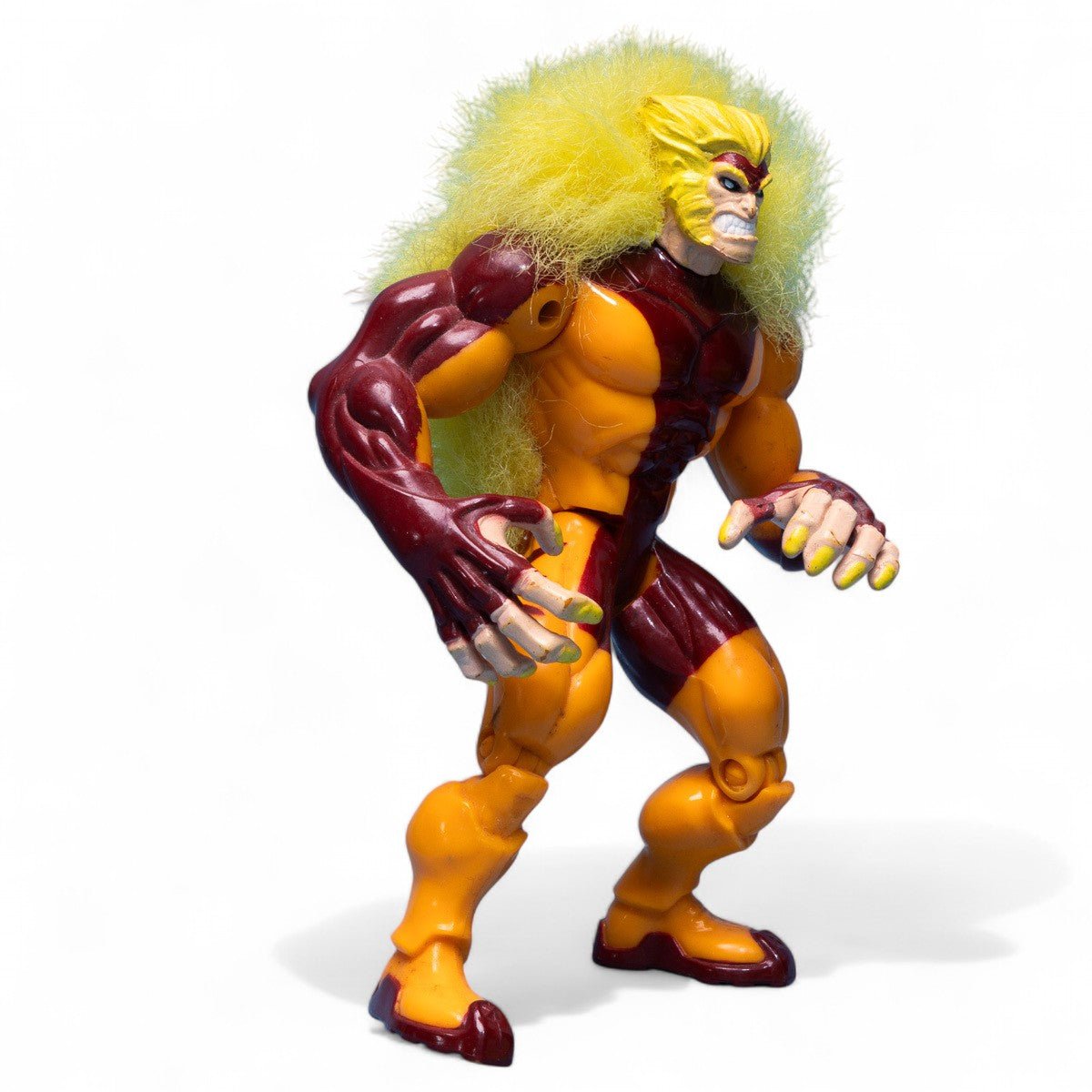 Toy Biz Grand Toys 1997 Marvel SABRETOOTH X - Men Battle Blasters VHTF Action Figure