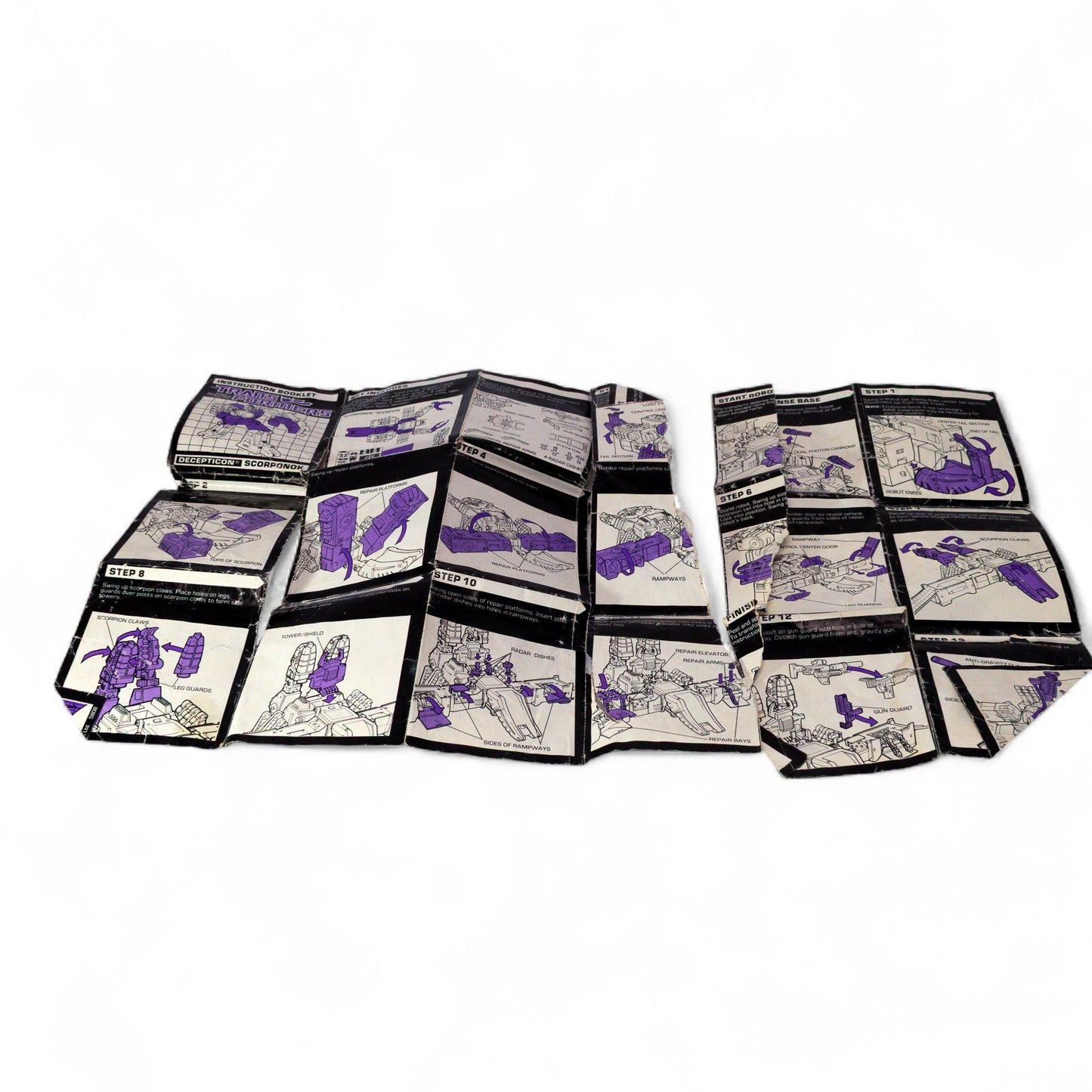 Transformers G1 Decepticon Bases SCORPONOK Vintage 1987 Takara 100% Complete Pre - Owned Picture 10