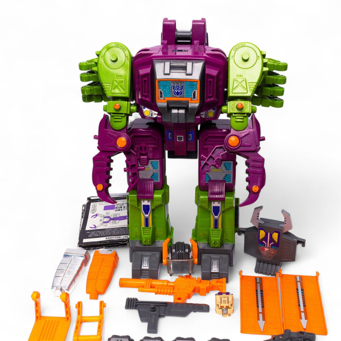 Transformers G1 Decepticon Bases SCORPONOK Vintage 1987 Takara 100% Complete Pre - Owned Picture 12