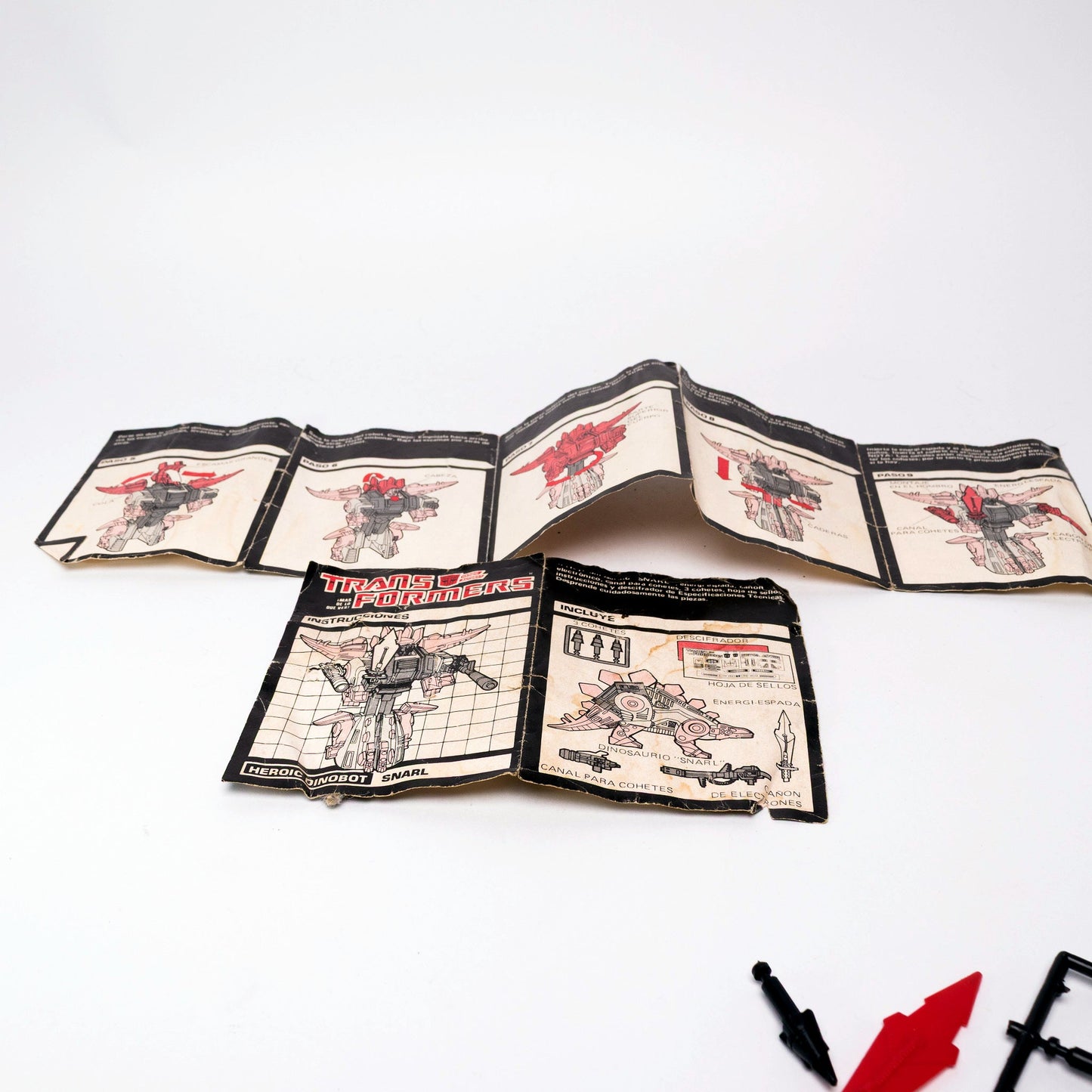 Transformers G1 SNARL Dinobots Vintage 1985 Hasbro Takara 100% Complete Damaged Pre - Owned Picture 6