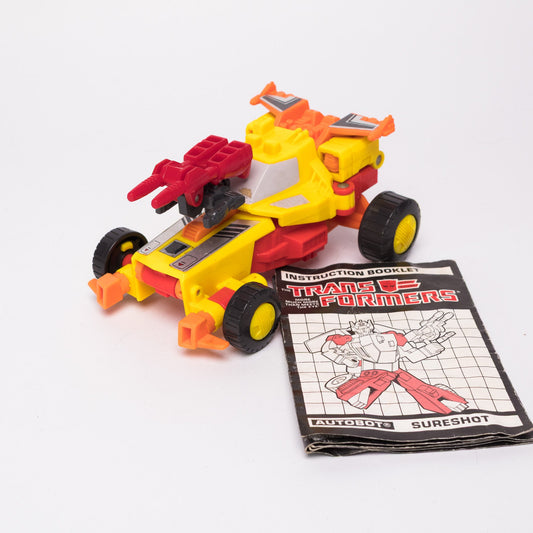 Transformers G1 Targetmasters SURESHOT Vintage 1987 Hasbro Takara Excellent Complete Pre - Owned Picture 1