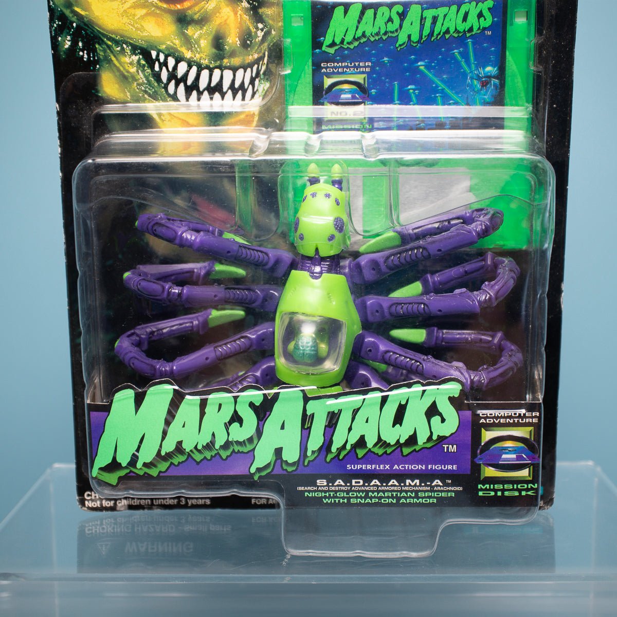 TRENDMASTERS 1996 MARS ATTACKS DOOM SPIDER S.A.D.A.A.M - A MOC - DT Collectable Toys