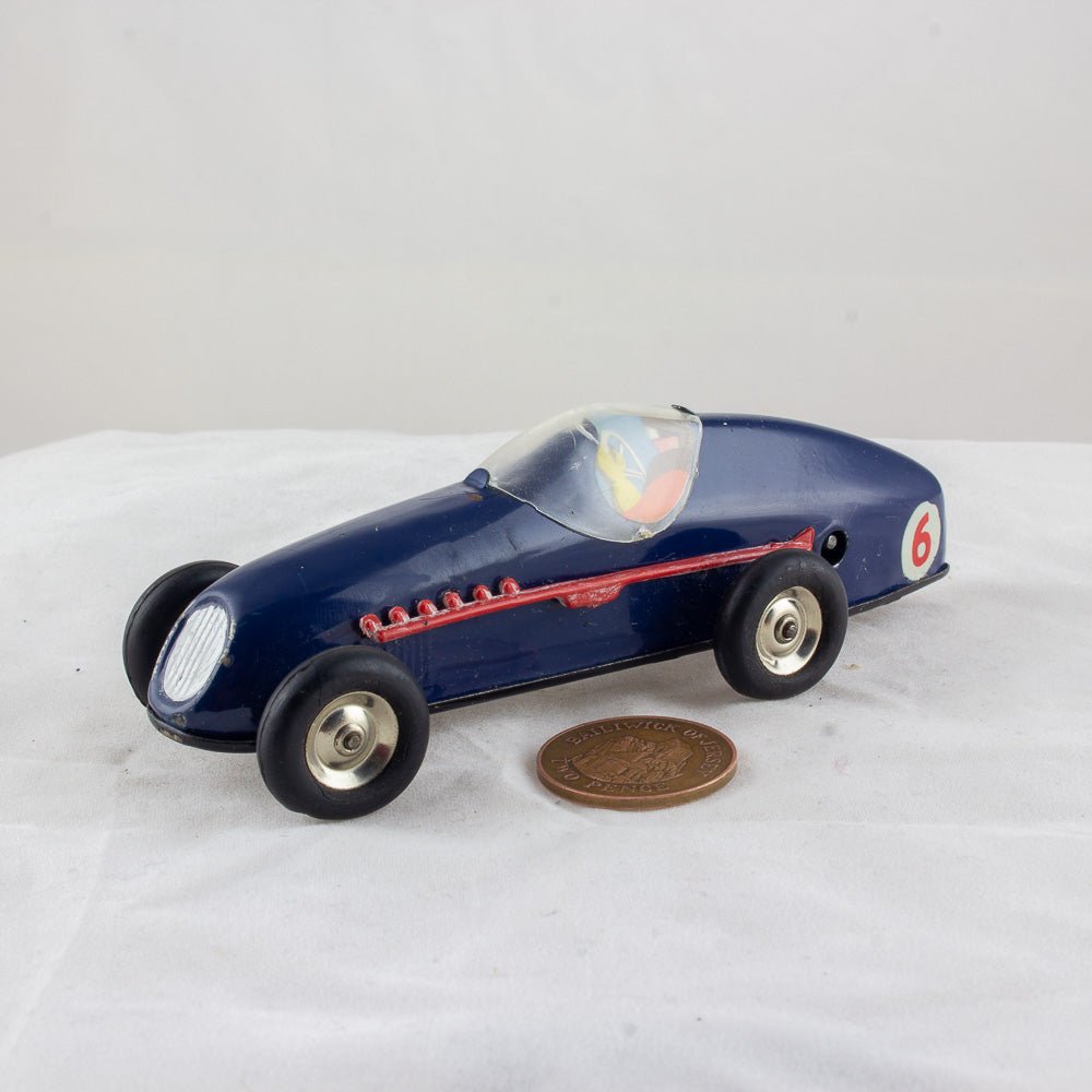 Triang Minic No. 13M Racing Car, Tinplate & Clockwork Excellent Boxed Working