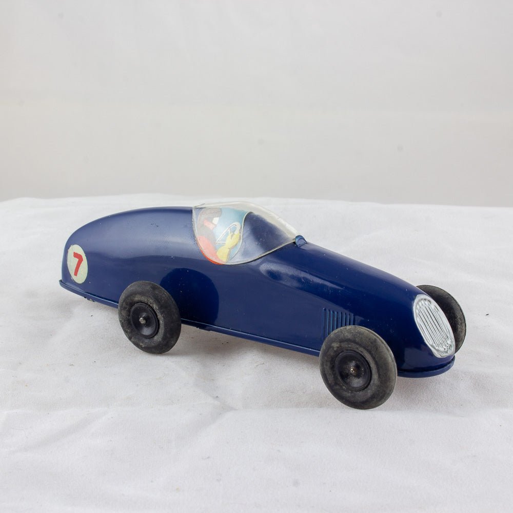 Triang Minic No. 13M Racing Car, Tinplate & Clockwork Excellent Working Model