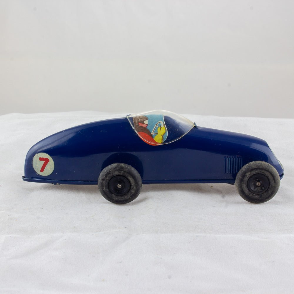 Triang Minic No. 13M Racing Car, Tinplate & Clockwork Excellent Working Model