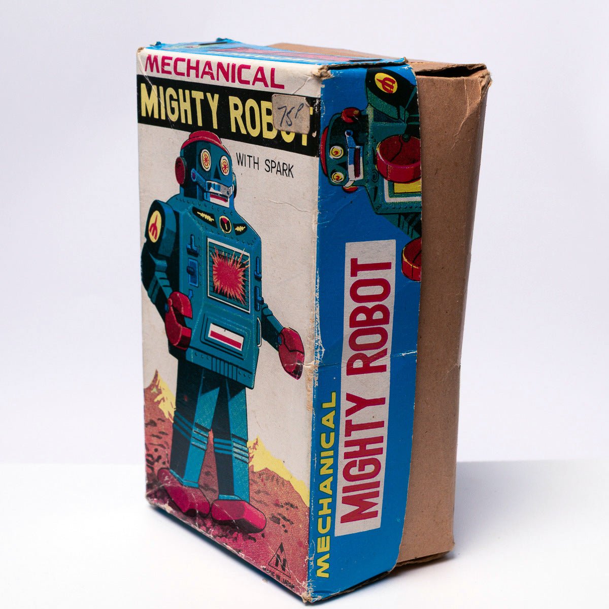 Vintage 1968 Noguchi Mechanical Mighty Robot Excellent with Box Robots & Space Toys Picture 12