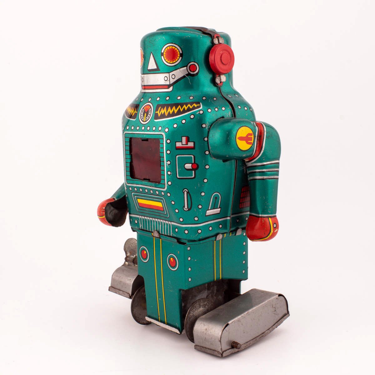 Vintage 1968 Noguchi Mechanical MIGHTY ROBOT With Spark In Working Condition - DT Collectable Toys