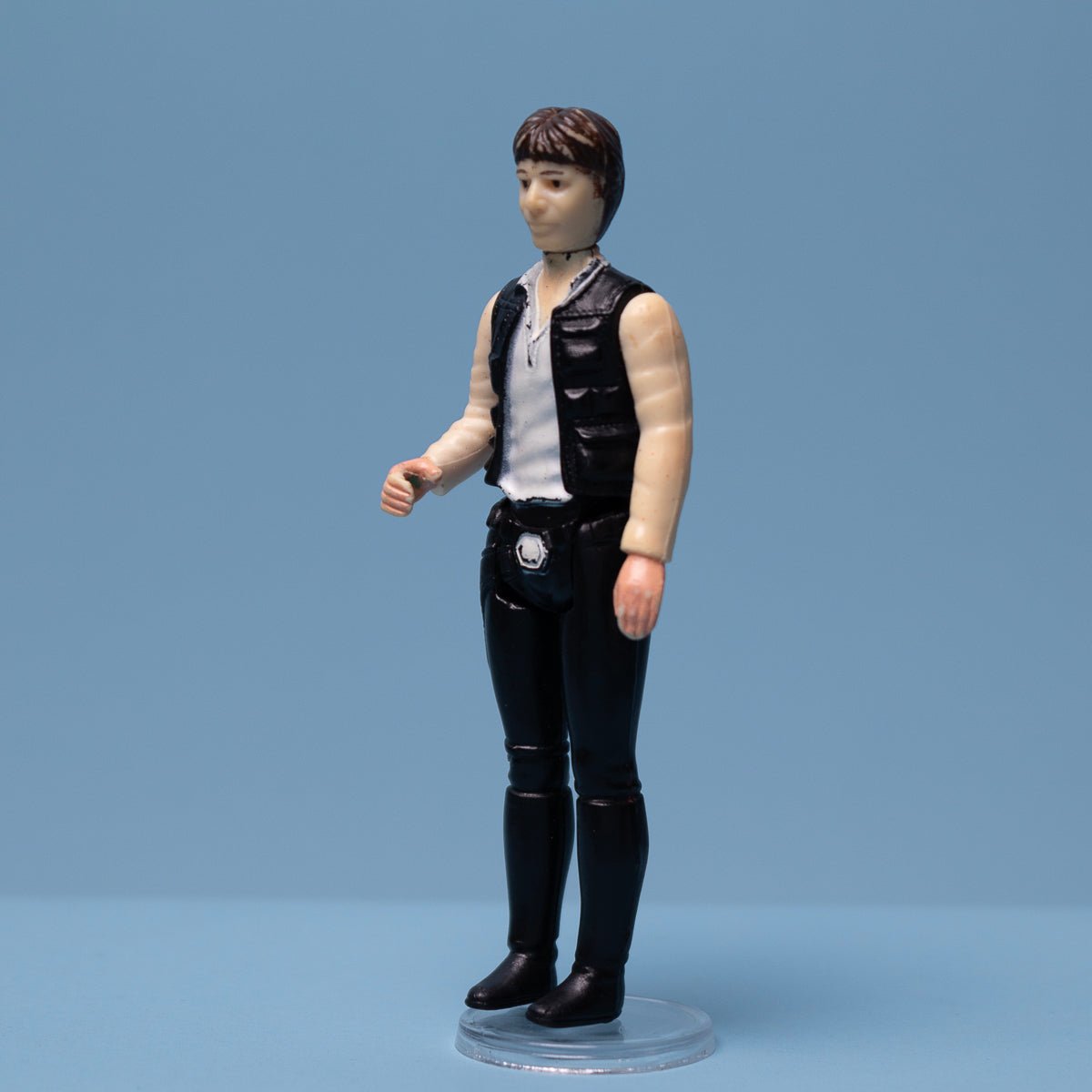 Vintage 1977 HAN SOLO Big Head Kenner Star Wars Hong Kong Action Figure Good - DT Collectable Toys