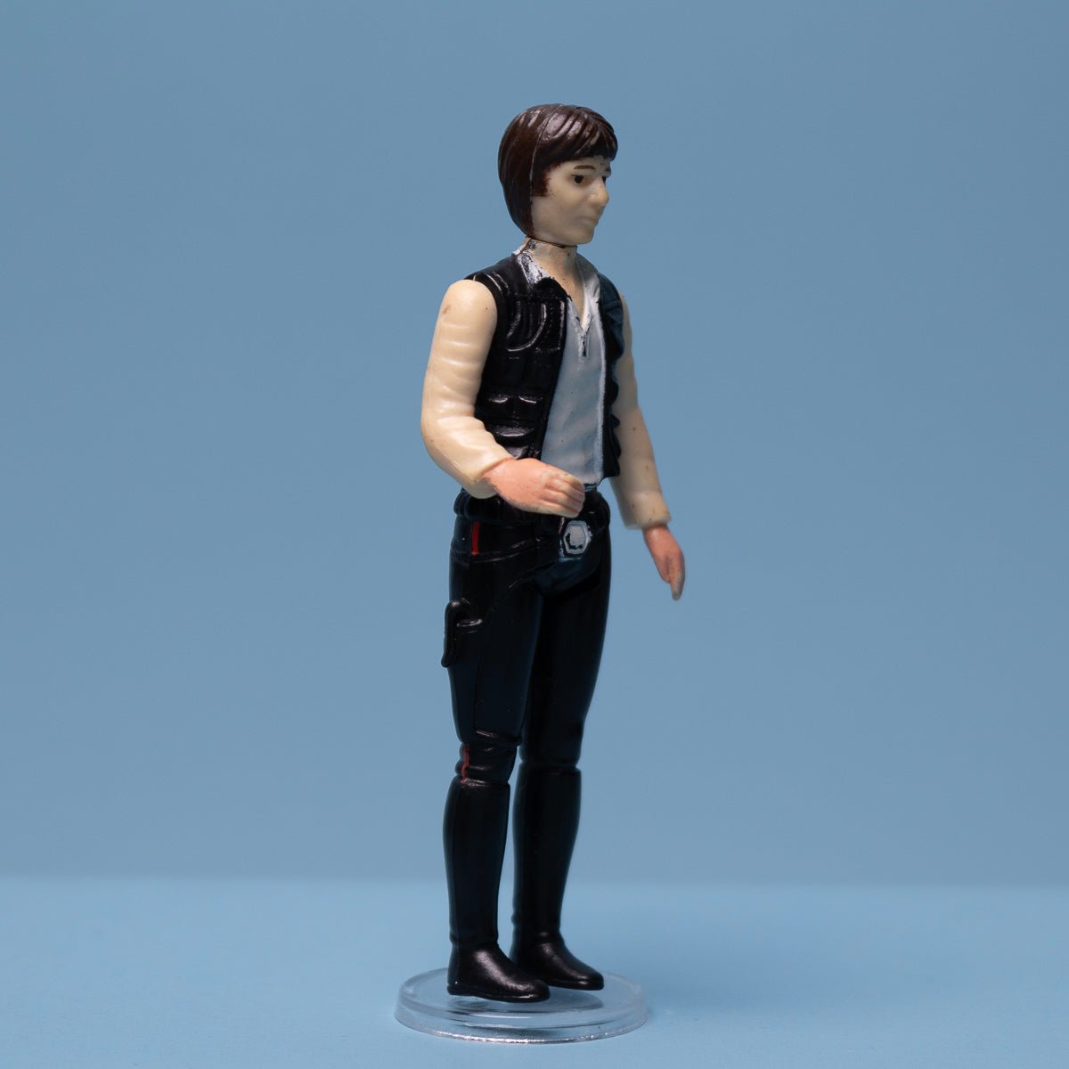 Vintage 1977 HAN SOLO Big Head Kenner Star Wars Hong Kong Action Figure Good - DT Collectable Toys