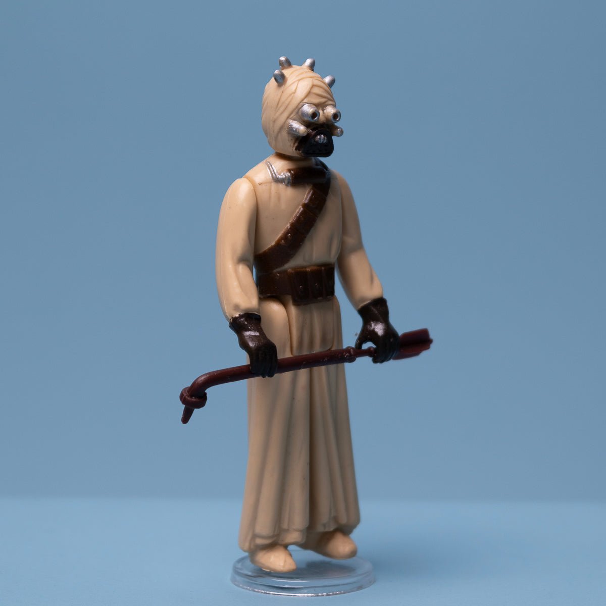 Vintage 1977 TUSKEN RAIDER Kenner Star Wars Hong Kong Action Figure Very Good - DT Collectable Toys