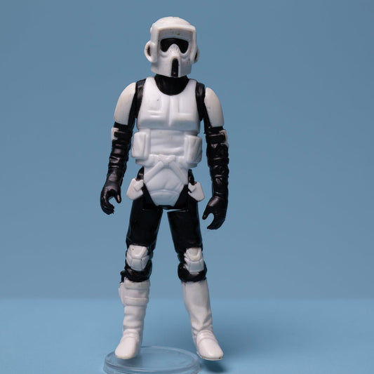 Vintage 1983 BIKER SCOUT Excellent Kenner No Coo Star Wars Action Figure Action Figure Picture 1