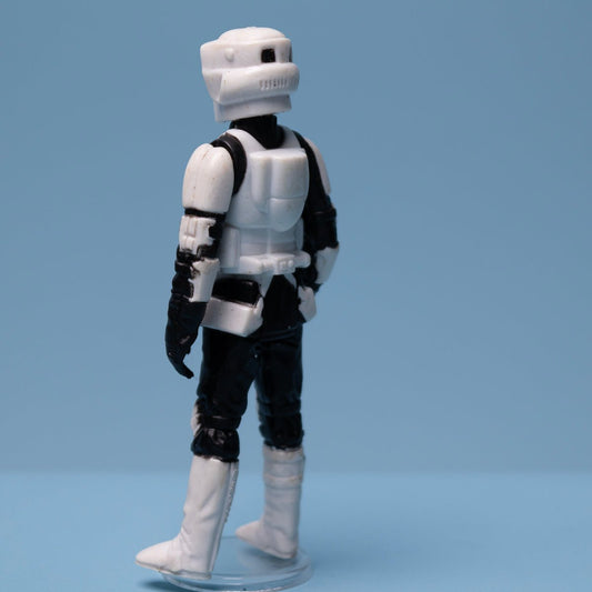 Vintage 1983 BIKER SCOUT Excellent Kenner No Coo Star Wars Action Figure Action Figure Picture 3