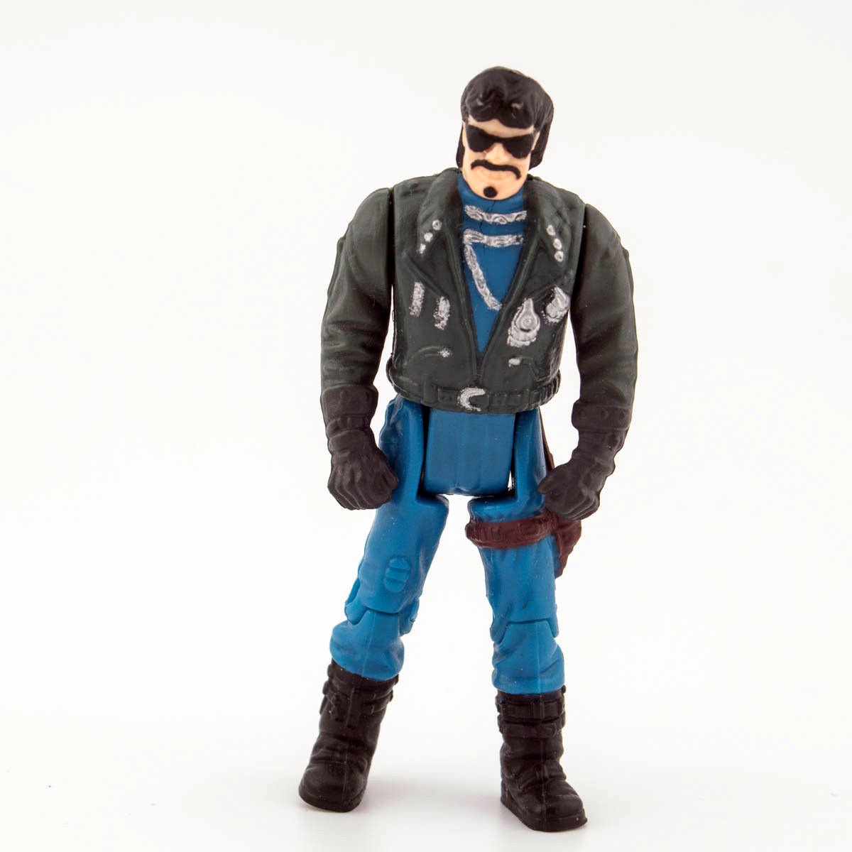 Vintage 1985 Kenner M.A.S.K. SLY RAX with Stiletto Mask Rare Action Figure - DT Collectable Toys