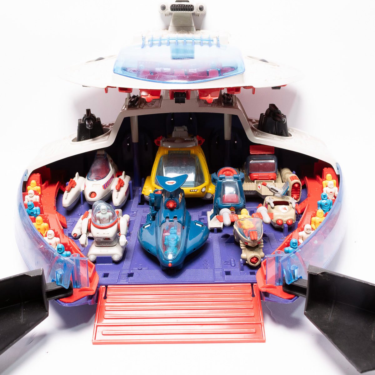 Vintage 1987 Bluebird Toys Manta Force Command Ship Play Set Complete Excellent Action Figure Playset Picture 8