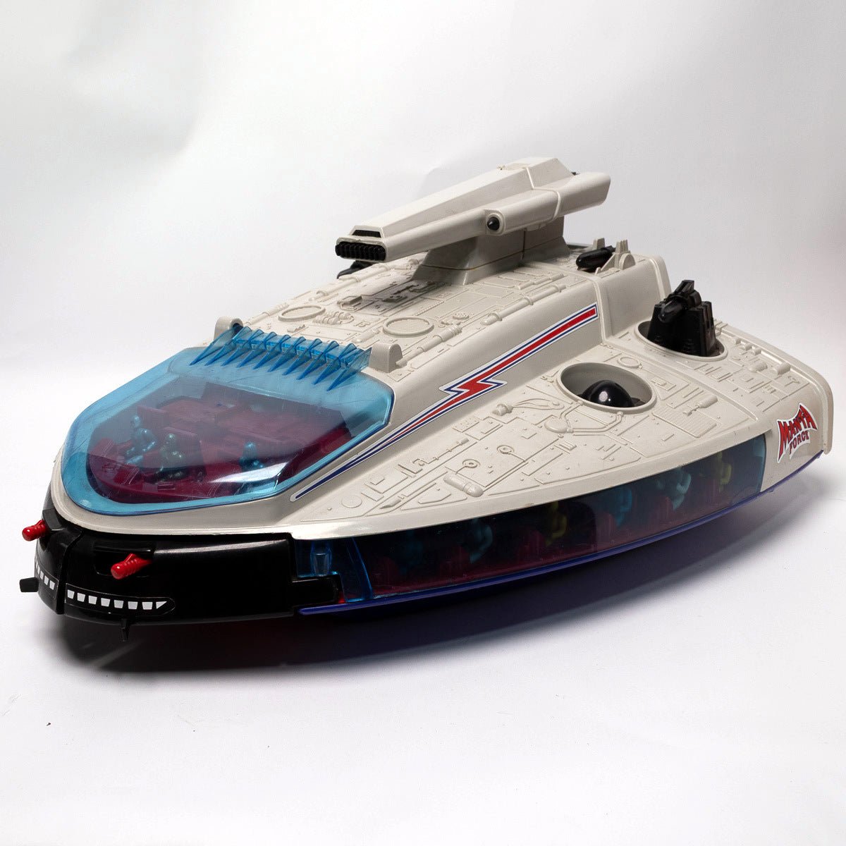 Vintage 1987 Bluebird Toys Manta Force Command Ship Play Set Complete Excellent Action Figure Playset Picture 1