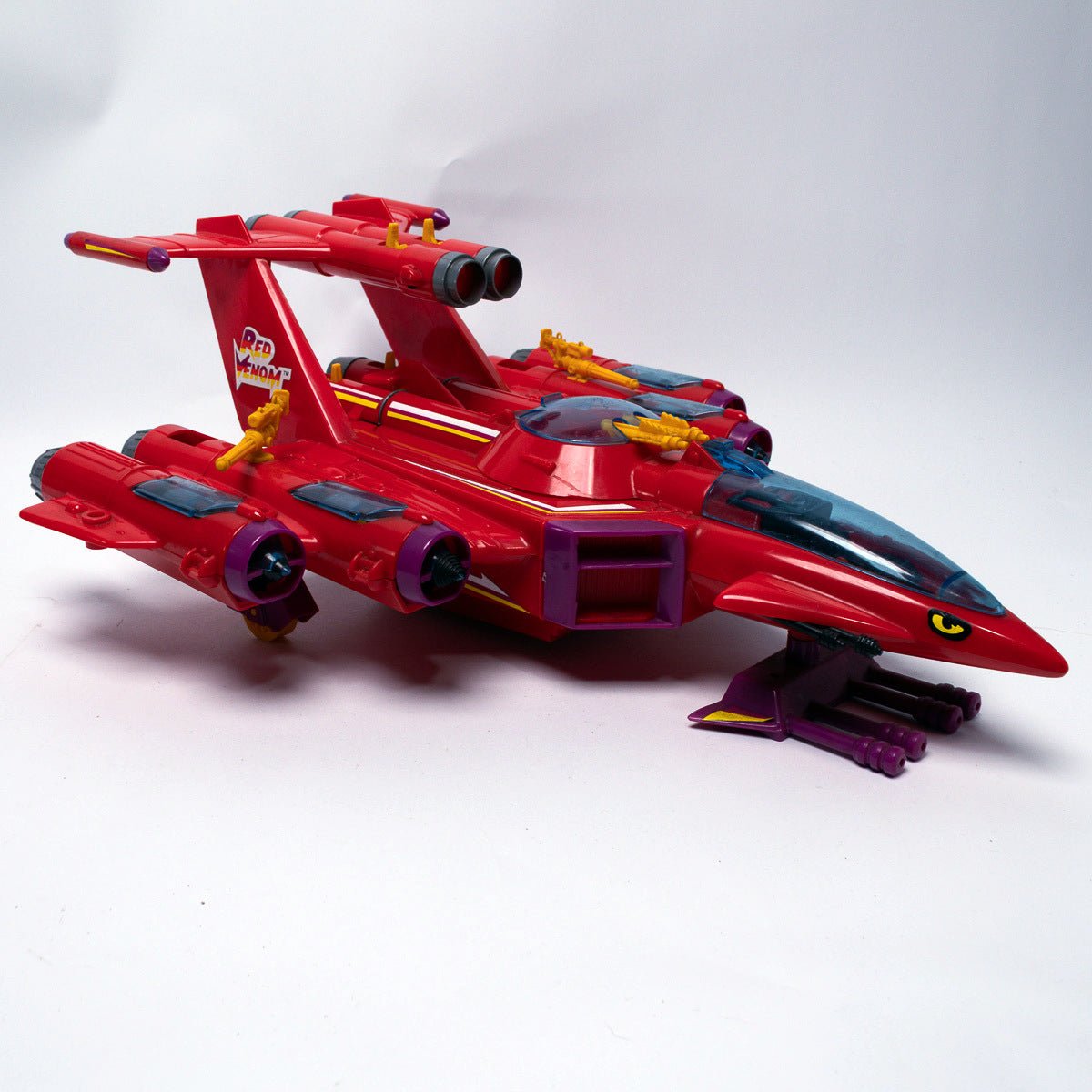 Vintage 1987 Bluebird Toys Manta Force Red Venom Play Set Complete Excellent