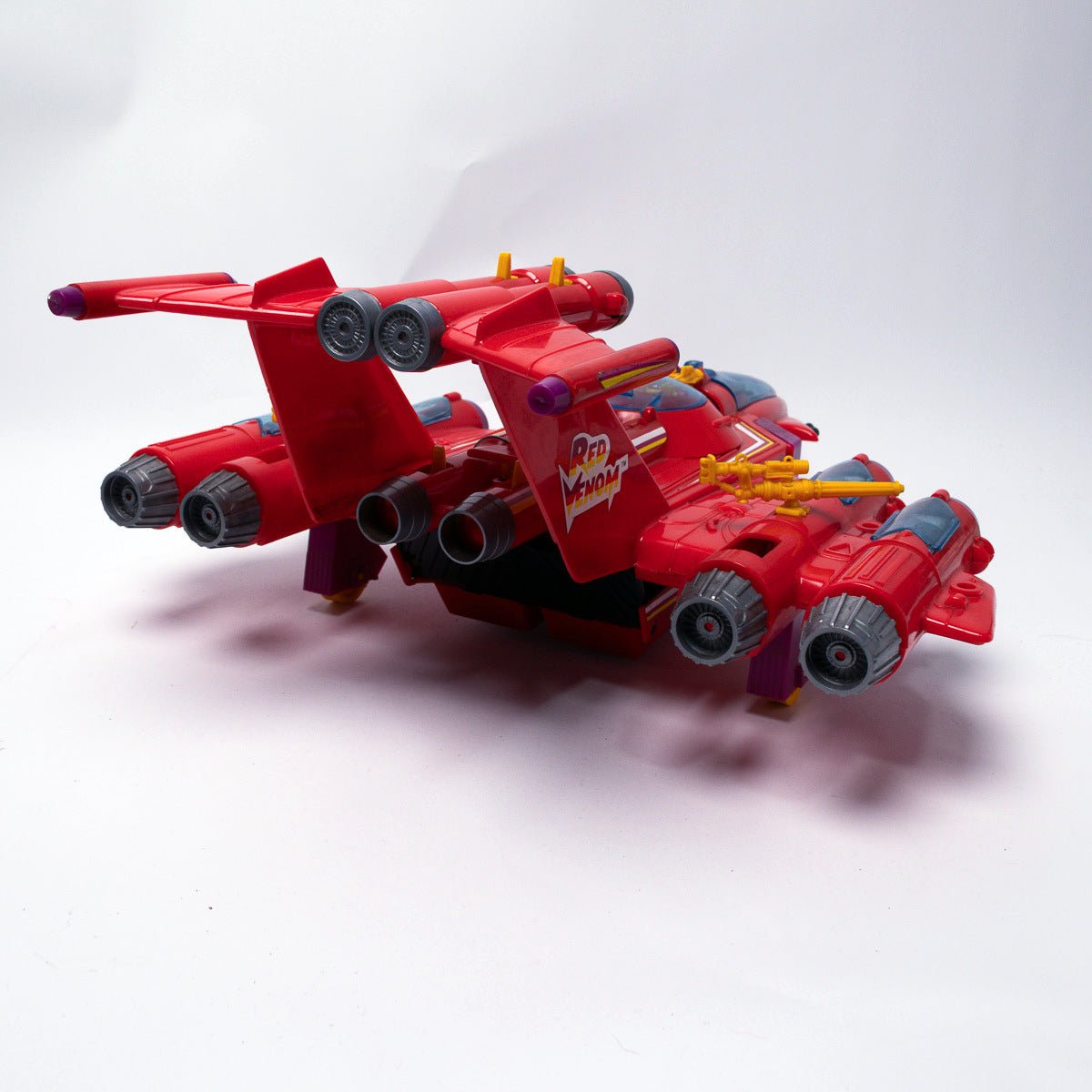 Vintage 1987 Bluebird Toys Manta Force Red Venom Play Set Complete Excellent